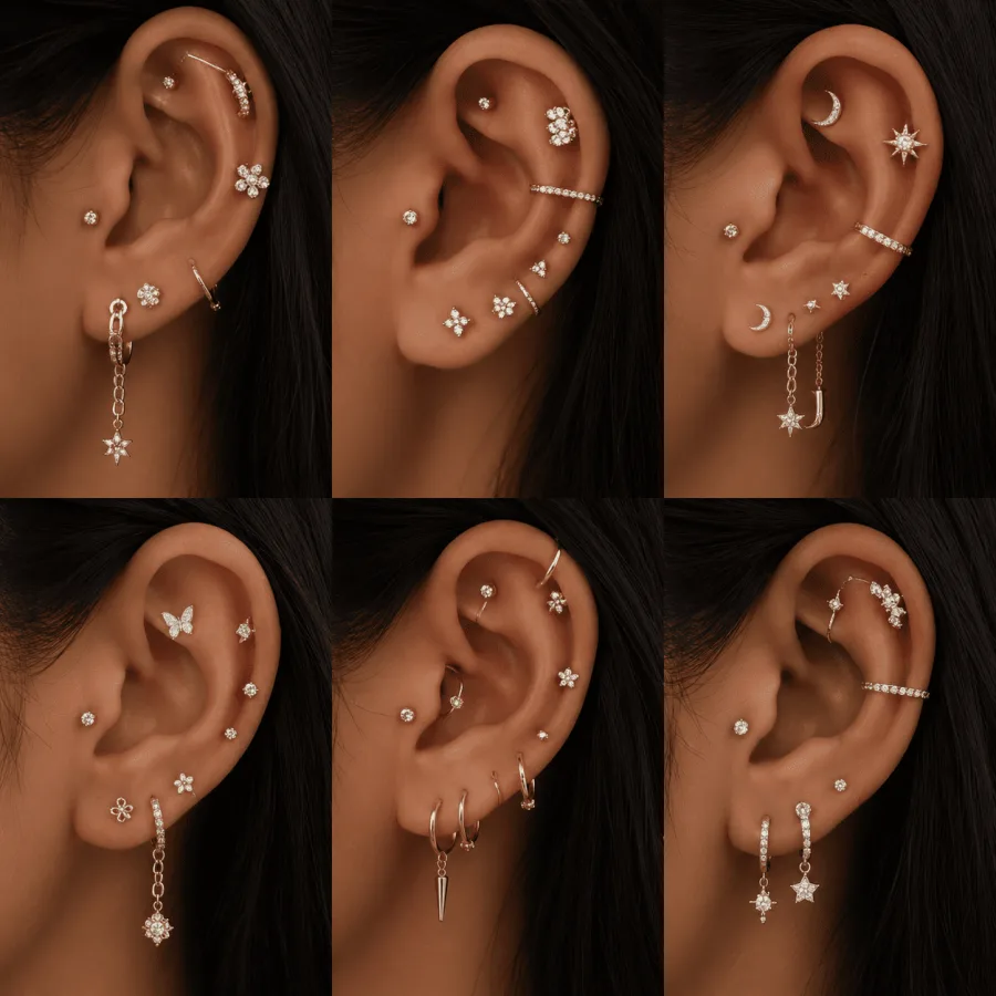 Piercingschmuck Auswahl bei Nana's Beautyservice Wolfsburg